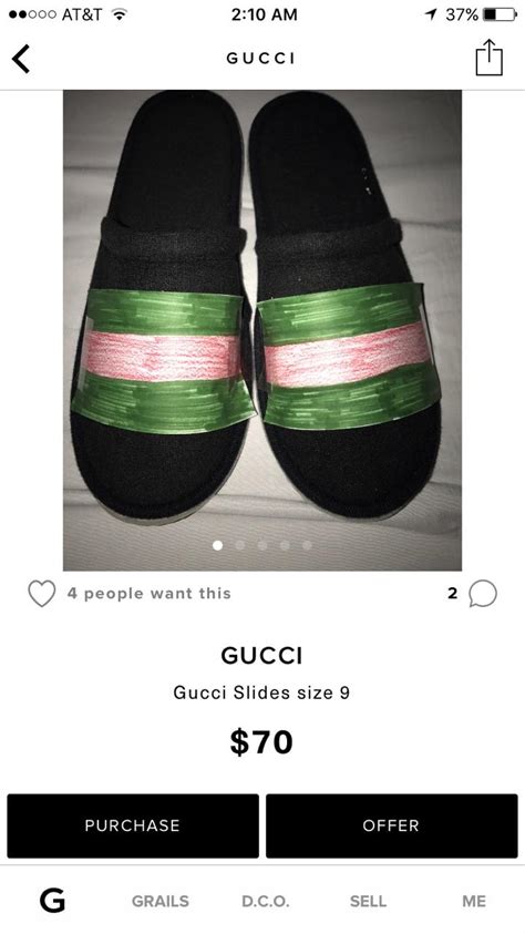 gucci flip flops replica reddit